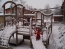 Kindergarten im Schnee
