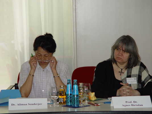 Dr. Senerjav und Prof.Dr. Birtalan