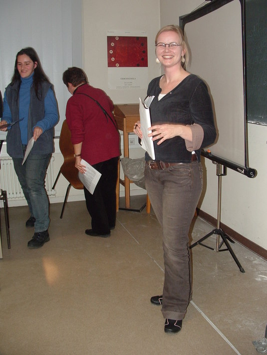 Moderatorin Natalie